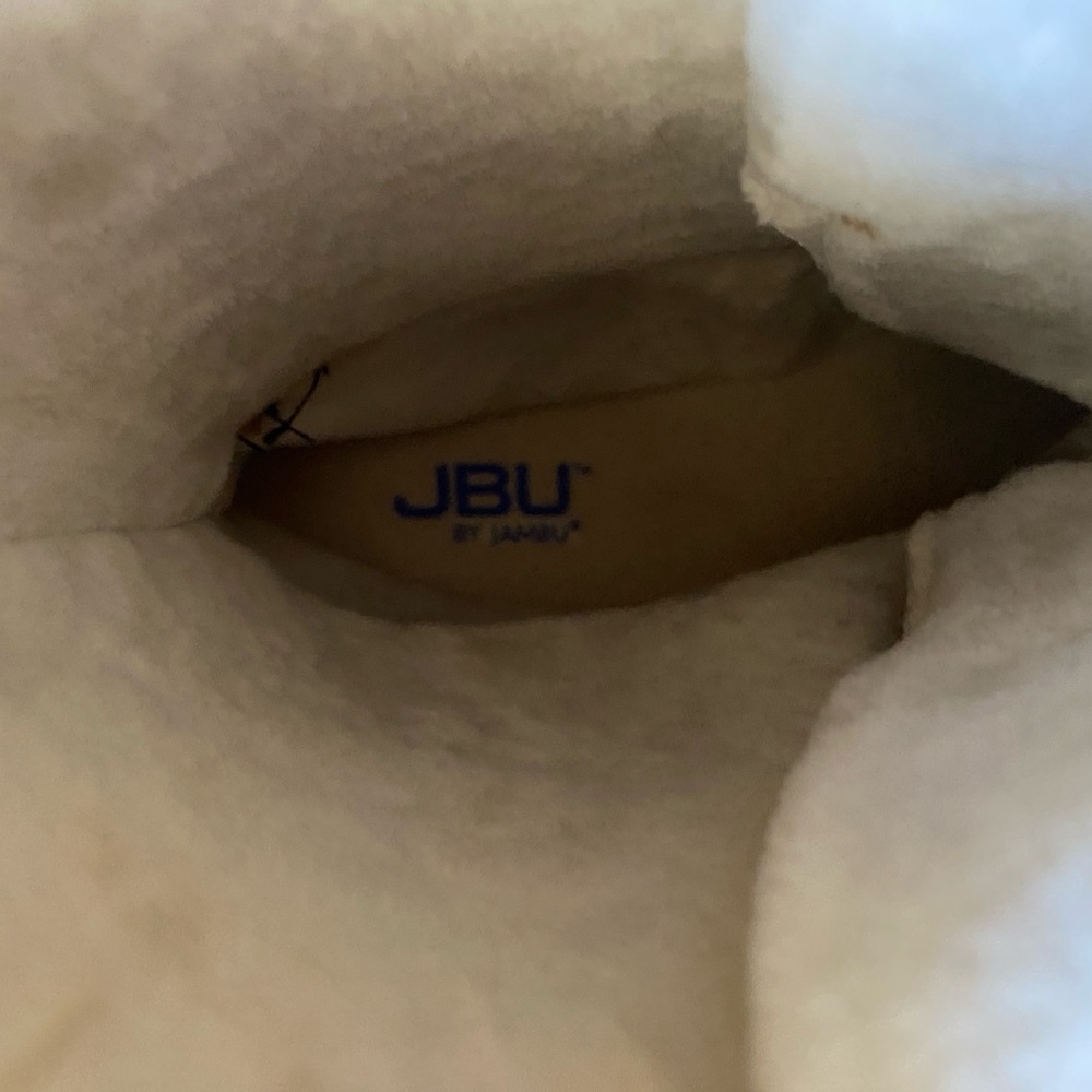 JBU by JAMBU WOMENS NAVY/TAN MAPLEWOOD WATERPROOF DUCK BOOTS SIZE 8 - Picture 7 of 9